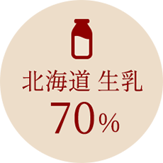生乳70%